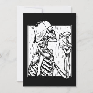 Convites Jogo de vídeo hip hop Meninos Halloween