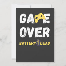 Jogo Divertido Acabou Bateria Descarregada Arte