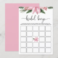 Jogo do Bingo Chá de panela de inverno Pink Poinse