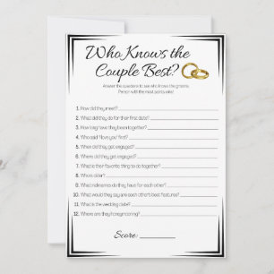 Convites Jogo do Chá de casamento gay, que conhece o Casal