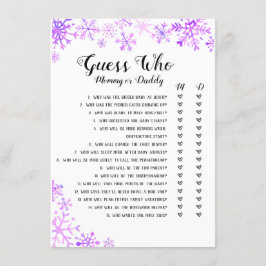 Convites Jogo do chá de fraldas - Adivinhem quem, querida, 