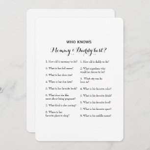 Convites Jogo do Chá de fraldas do lado duplo 2 - Conselhos