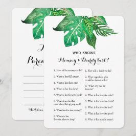 Convites Jogo do Chá de fraldas do lado duplo 2 - Conselhos