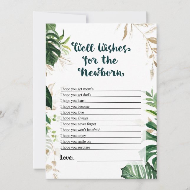 Convites Jogo do Chá de fraldas Safari - Bem Desejos para R (Frente)