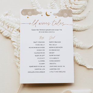 Convites Jogo do Chá de fraldas Twinkle Star Tales