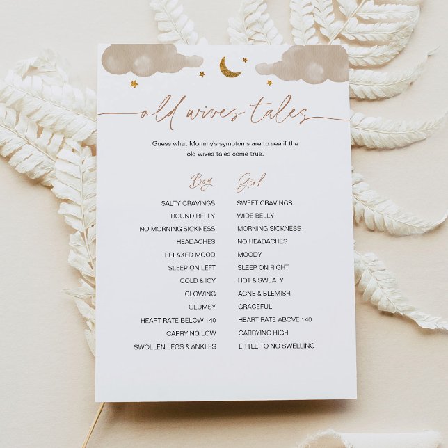 Convites Jogo do Chá de fraldas Twinkle Star Tales (Criador carregado)