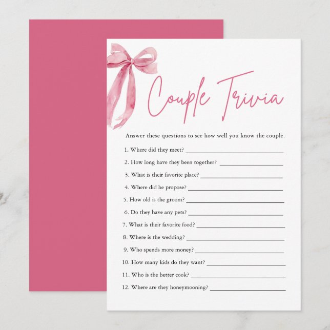 Convites Jogo do Chá de panela Blush Pink do Casal (Frente/Verso)