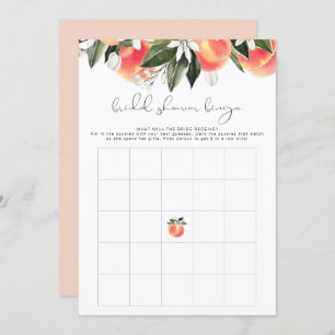 Convites Jogo do Chá de panela de Pêssego SAVANNAH