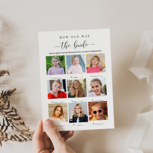 Convites Jogo do chá de panela - Foto da Idade da Noiva