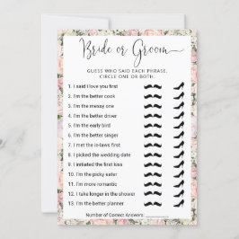 Convites Jogo do chá de panela que conhece melhor o Casal?