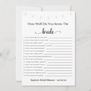 Convites Jogo Do chá de panela Você Conhece Bem A Noiva