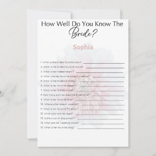 Convites Jogo Do chá de panela Você Conhece Bem A Noiva