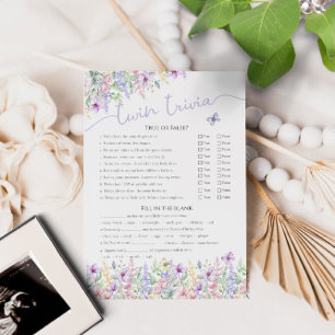 Convites Jogo do Jardim de Borboleta de Flor Selvagem Twind