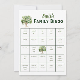 Convites Jogo do Partido da Árvore da Família Personalizada