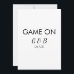Convites Jogo para adicionar nome do casal localidade da fe<br><div class="desc">design</div>