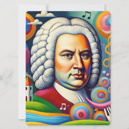 Convites Johann Sebastian Bach Portrait