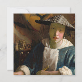 Convites Johannes Vermeer - Garota com flauta