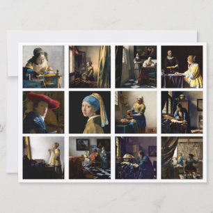 Convites Johannes Vermeer - Grelha de Mastercastas