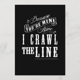 Convites Johnny Cash Baby Shower Invitation