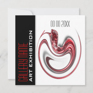 Convites Joias de exposição de exposição de galeria de 