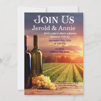 Convites Join Us Invitation