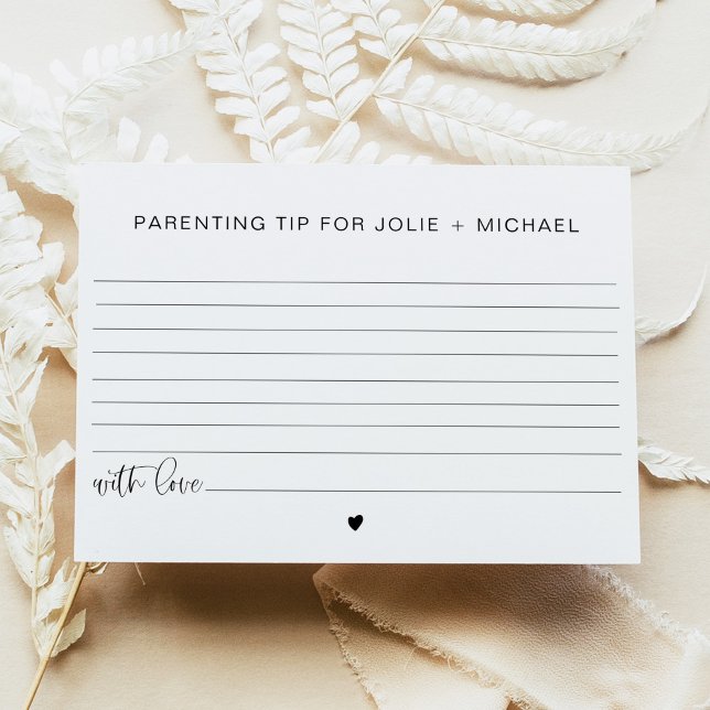 Convites JOLIE Baby Parentalidade Advice and Tips Card Game (Criador carregado)