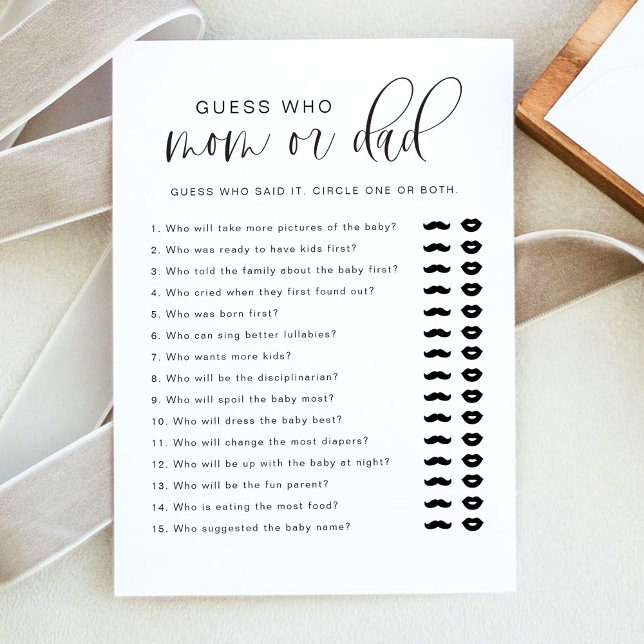 Convites JOLIE O que há no seu jogo de Chá de fraldas (Criador carregado)