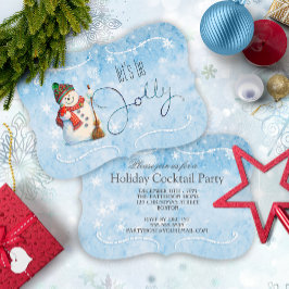 Convites Jolly Snowman Holiday Party ID841
