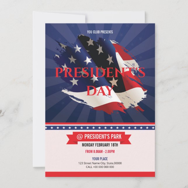 Convites Jornadas dos Presidentes dos Estados Unidos (Frente)