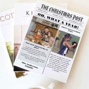 Convites Jornal da família natalícia + Foto de Revisão do A