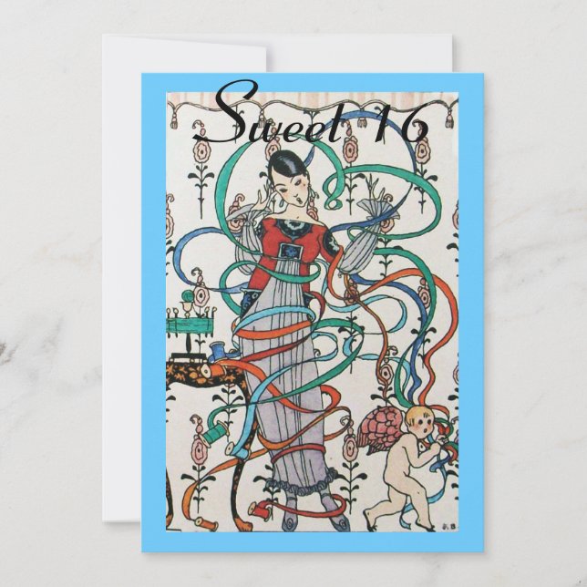 CONVITES JOVEM GAROTA, FRIELHAS COORDENADAS DOCE DE 16 PART (Frente)