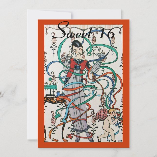 CONVITES JOVEM GAROTA, FRIELHAS COORDENADAS DOCE DE 16 PART (Frente)