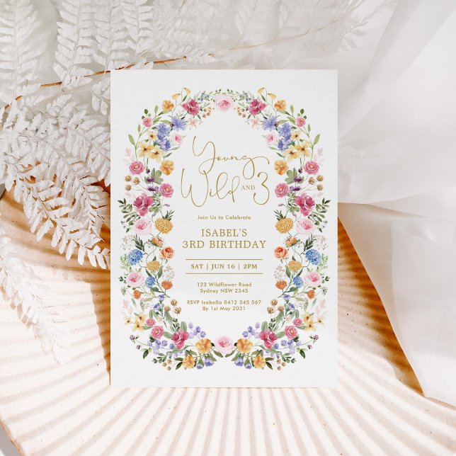 Convites Jovem Selvagem e aniversário de 3 anos de Prados d (Criador carregado)