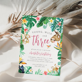 Convites Jovem Selvagem Selvagem Selvagem Selvagem Tropical