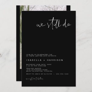 Convites JOVI Modern Black Nós Ainda Fazemos Renovação De V