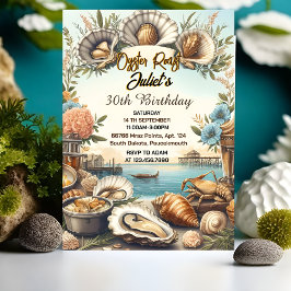 Convites Joy Beach Seafood aniversário de 30 anos