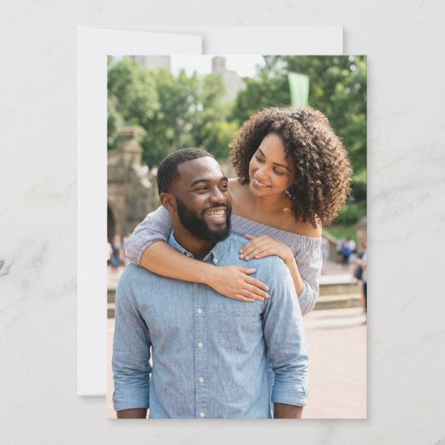 Convites Joyful Blue Lifestyle Photo (Frente)