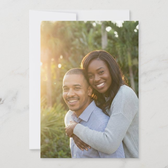 Convites Joyful Green Outdoor Photo (Frente)