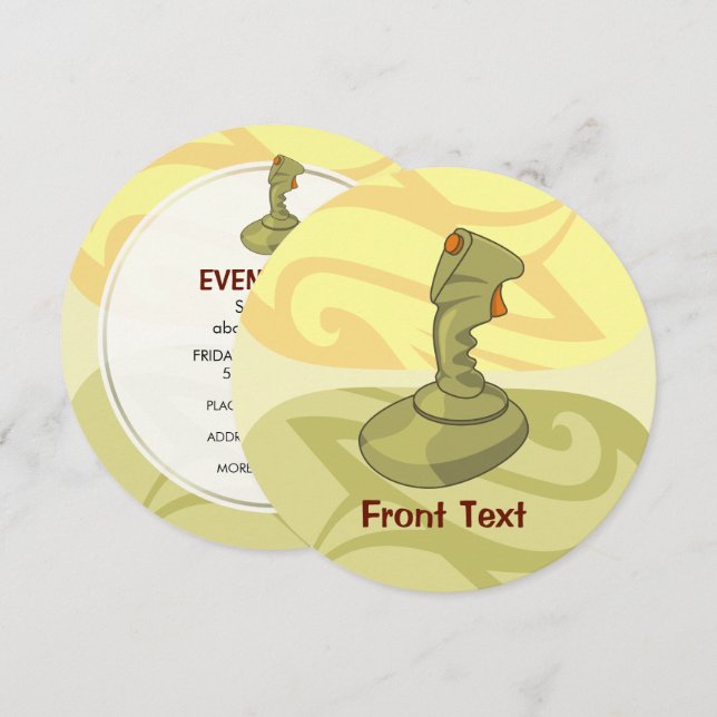Convites Joystick (Frente/Verso)