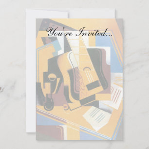 Convites Juan Gris - Fotografia da Abstrato de Violão