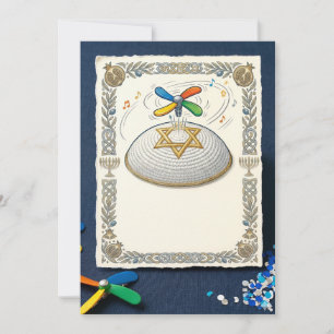 Convites Judaica Bar Mitzvah Engraçado
