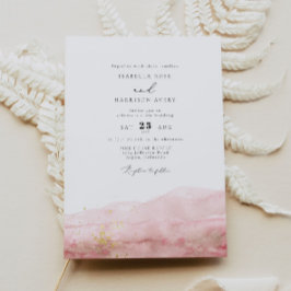 Convites JULIEN | Casamento Dourado de Lâmpadas de Água