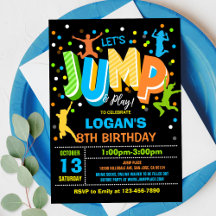 Jump Birthday Invest Jump Trampoline Party