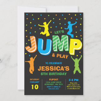 Convites Jump Bounce House Birthday Party