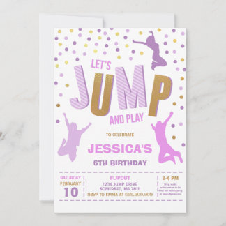 Convites Jump Bounce House Birthday Party Invitation