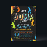 Convites Jump Party Vamos Jump Boy Birthday<br><div class="desc">Convite Jump Festa de aniversário Convite Convidar Festa de Trampoline Bumbar Festa Jump Festa Festa Jump Boy.</div>