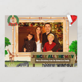 Convites Junle All Way Christmas Card