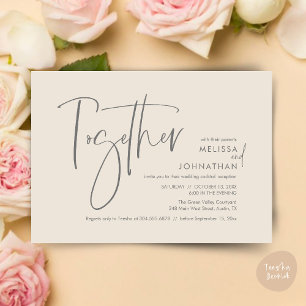 Convites Juntamente com seus pais, Recepção de Casamento