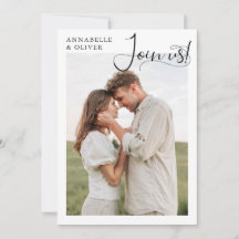 Junte-se a nós | Casamento de Foto Elegante