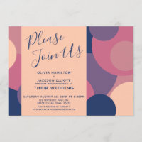 Junte-Se A Nós Círculos Coloridos Casamento